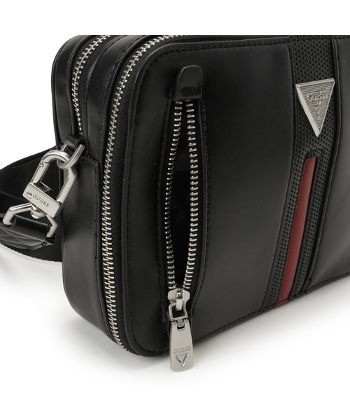 Guess(ゲス)の「TORINO Double Zip Camera Bag ショルダーバッグ カメラバッグ(ショルダーバッグ・メンズ・ブラック・ONE SIZE)」の10枚目の写真