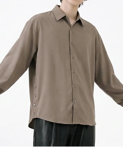 revertical(リバーティカル)の「オーバーサイズ シャツ(シャツ/ブラウス・メンズ・モカ/グリーン/グレー/ネイビー・LARGE/MEDIUM)」の8枚目の写真