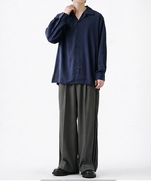 revertical(リバーティカル)の「オーバーサイズ シャツ(シャツ/ブラウス・メンズ・モカ/グリーン/グレー/ネイビー・LARGE/MEDIUM)」の22枚目の写真