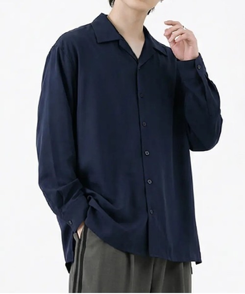 revertical(リバーティカル)の「オーバーサイズ シャツ(シャツ/ブラウス・メンズ・モカ/グリーン/グレー/ネイビー・LARGE/MEDIUM)」の19枚目の写真