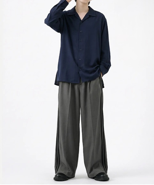 revertical(リバーティカル)の「オーバーサイズ シャツ(シャツ/ブラウス・メンズ・モカ/グリーン/グレー/ネイビー・LARGE/MEDIUM)」の21枚目の写真
