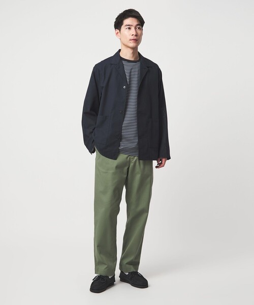 green label relaxing（グリーンレーベルリラクシング）の「BREEZY メッシュ カバーオール ジャケット -通気性-（カバーオール・メンズ・モカ/ネイビー・L/XL/M/S）」の4枚目の写真