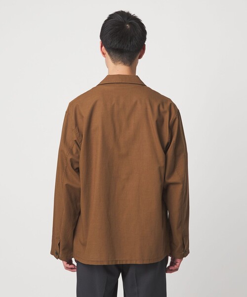 green label relaxing（グリーンレーベルリラクシング）の「BREEZY メッシュ カバーオール ジャケット -通気性-（カバーオール・メンズ・モカ/ネイビー・L/XL/M/S）」の7枚目の写真