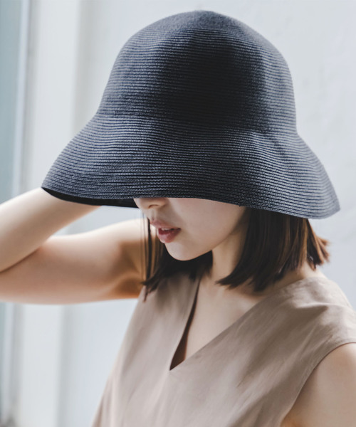 MARIHA(マリハ)の「《追加》MARIHA/マリハ レディのハット Short Brim(ハット・レディース・ベージュ/ブラック・FREE)」の3枚目の写真