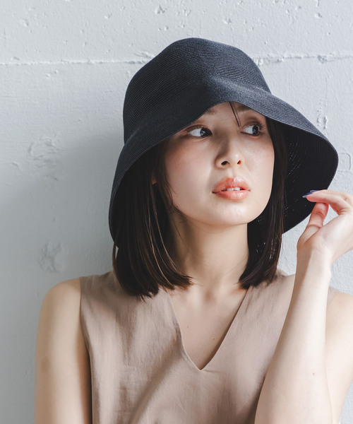 MARIHA(マリハ)の「《追加》MARIHA/マリハ レディのハット Short Brim(ハット・レディース・ベージュ/ブラック・FREE)」の4枚目の写真