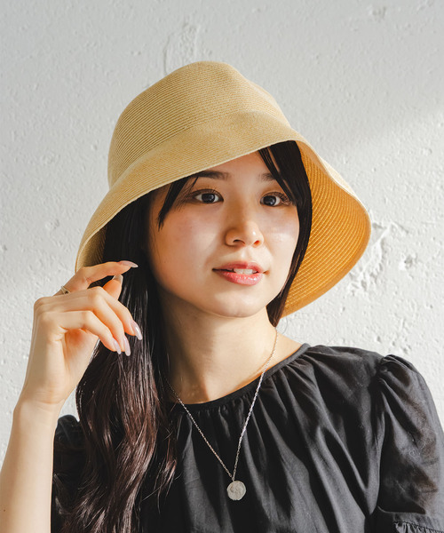 MARIHA(マリハ)の「《追加》MARIHA/マリハ レディのハット Short Brim(ハット・レディース・ベージュ/ブラック・FREE)」の10枚目の写真