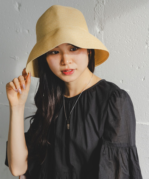 MARIHA(マリハ)の「《追加》MARIHA/マリハ レディのハット Short Brim(ハット・レディース・ベージュ/ブラック・FREE)」の11枚目の写真