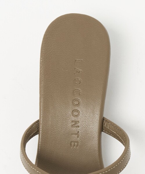 LAOCOONTE(ラオコンテ)の「<LAOCOONTE>ステッチ ストラップ サンダル< Select by EMMEL REFINES >(サンダル・レディース・モカ/ブラック・37/38)」の14枚目の写真