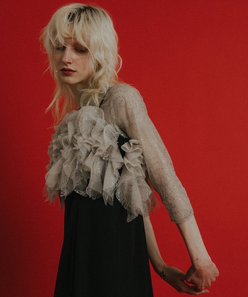 Noir glitter dress（ドレス）｜et.UNiVER（エトユニベール）の