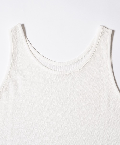 THE BOLDMAN(ザ ボールドマン)の「Mesh Tank Top / メッシュタンクトップ(タンクトップ・メンズ・ホワイト/ブラック・MEDIUM/LARGE)」の22枚目の写真