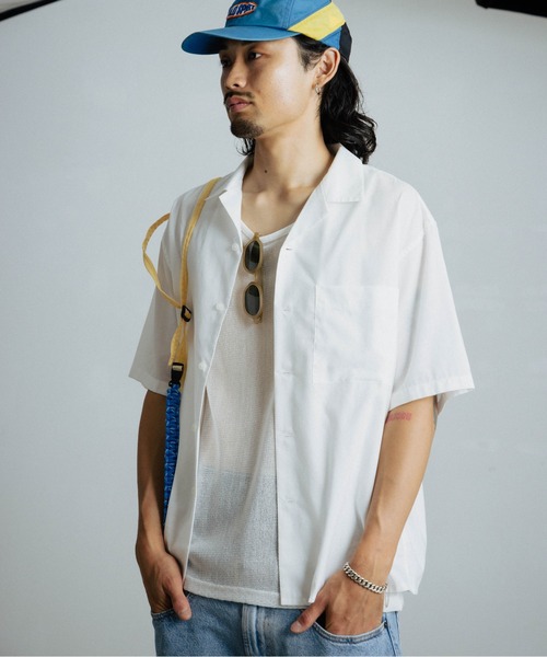 THE BOLDMAN(ザ ボールドマン)の「Mesh Tank Top / メッシュタンクトップ(タンクトップ・メンズ・ホワイト/ブラック・MEDIUM/LARGE)」の3枚目の写真