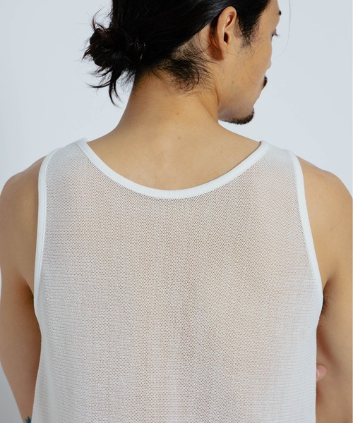 THE BOLDMAN(ザ ボールドマン)の「Mesh Tank Top / メッシュタンクトップ(タンクトップ・メンズ・ホワイト/ブラック・MEDIUM/LARGE)」の10枚目の写真