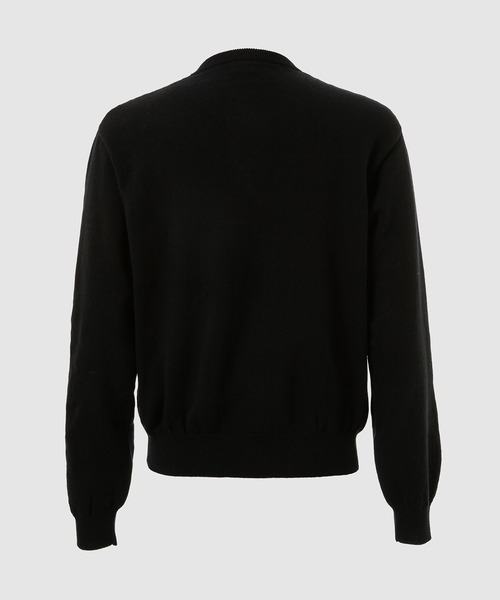 KHOKI(コッキ)の「Wool knit cardigan(カーディガン/ボレロ・メンズ・グレー/レッド/ブラック・3/2)」の6枚目の写真