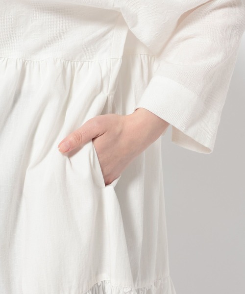 studio CLIP(スタディオクリップ)の「【Limited Line】アソート切り替えワンピース(ワンピース・レディース・ネイビー/オフホワイト/サックスブルー・FREE)」の11枚目の写真