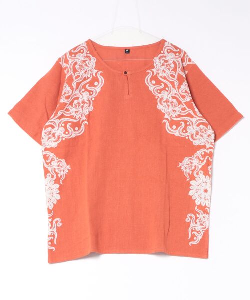 チャイハネ（チャイハネ）の「【チャイハネ】VORRUK ガディアMEN'Sトップス（その他トップス・メンズ・ホワイト/パープル/オレンジ・FREE）」の3枚目の写真