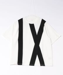 梨地アソート切替Tシャツ