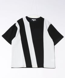 梨地アソート切替Tシャツ