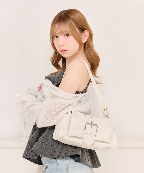 apres jour×ARIAZ】バックルベルト付き2wayショルダーバッグ