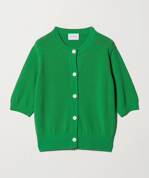 UNITED ARROWS(ユナイテッドアローズ)の「クルーネック ベーシック カーディガン ‐ウォッシャブル‐(カーディガン/ボレロ・レディース・ナチュラル/ネイビー/ケリーグリーン・FREE)」の15枚目の写真