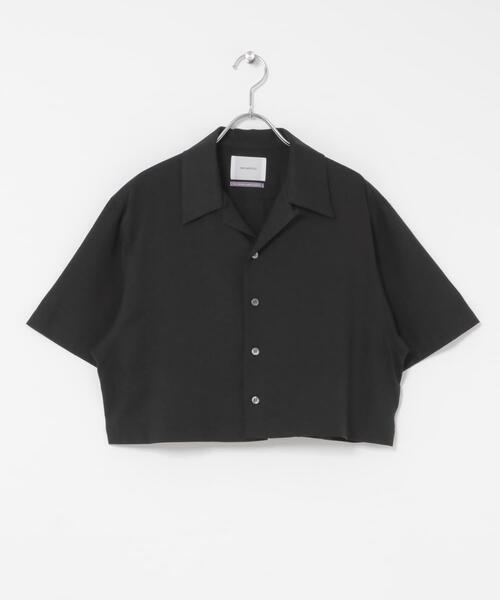 THE GOODLAND MARKET(ザグッドランドマーケット)の「『別注』MIDIUMISOLID×THE GOODLAND MARKET LINEN open-collar shirts(シャツ/ブラウス・レディース・ホワイト/ブラック・FREE)」の19枚目の写真