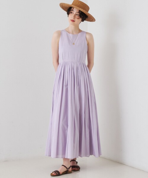 MARIHA マリハ 夏のレディのドレス パープル ノースリーブワンピース MARIHA/マリハ】夏のレディのドレス ノースリーブ（ワンピース