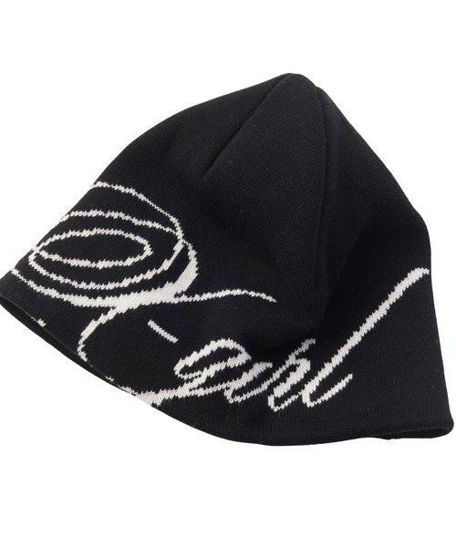 X-girl（エックスガール）の「THE X-GIRL SCRIPT LOGO JACQUARD BEANIE（ニットキャップ/ビーニー・レディース・ブラウン/オリーブ/ブラック・ONE SIZE）」の10枚目の写真