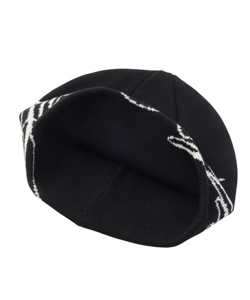 X-girl（エックスガール）の「THE X-GIRL SCRIPT LOGO JACQUARD BEANIE（ニットキャップ/ビーニー・レディース・ブラウン/オリーブ/ブラック・ONE SIZE）」の12枚目の写真
