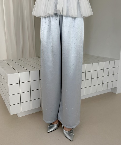 frunco(フランコ)の「【新色追加】スパークリングサテンパンツ(その他パンツ・レディース・ブルー/ブラック/ホワイト・FREE)」の22枚目の写真