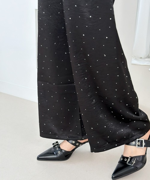 frunco(フランコ)の「【新色追加】スパークリングサテンパンツ(その他パンツ・レディース・ブルー/ブラック/ホワイト・FREE)」の21枚目の写真