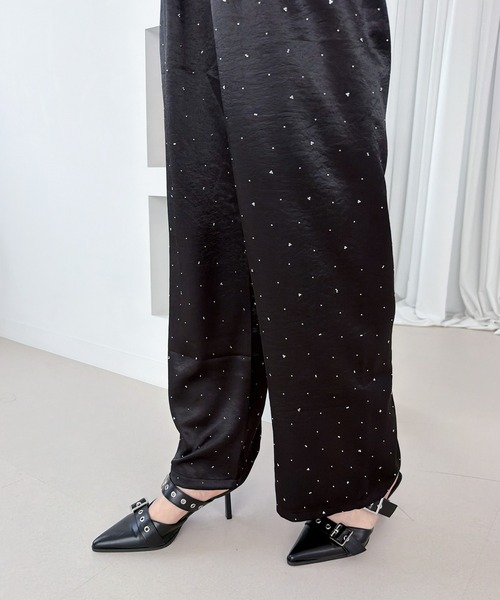 frunco(フランコ)の「【新色追加】スパークリングサテンパンツ(その他パンツ・レディース・ブルー/ブラック/ホワイト・FREE)」の19枚目の写真