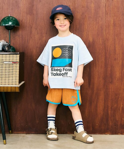 apres les cours(アプレレクール)の「パイルハーフパンツ(その他パンツ・キッズ・キャメル/ピンク/サックスブルー・80/90/100/110/120/130)」の11枚目の写真