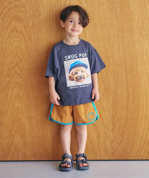 apres les cours(アプレレクール)の「パイルハーフパンツ(その他パンツ・キッズ・キャメル/ピンク/サックスブルー・80/90/100/110/120/130)」の8枚目の写真