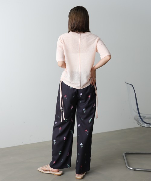 Bab(バブ)の「【選べるサイズ展開】フラワープリントパンツ(その他パンツ・レディース・グレー/ブラック・M/S)」の18枚目の写真