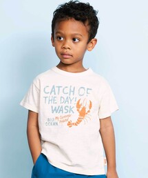WASK（ワスク）の「ロブスタープリント Tシャツ(90~160cm)（Tシャツ/カットソー）」
