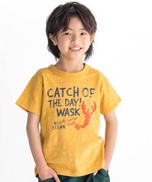 WASK（ワスク）の「ロブスタープリント Tシャツ(90~160cm)（Tシャツ/カットソー）」