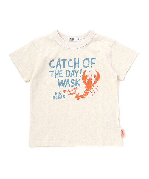 WASK(ワスク)の「ロブスタープリント Tシャツ(90~160cm)(Tシャツ/カットソー・キッズ・オフホワイト・140cm/150cm/160cm)」の7枚目の写真