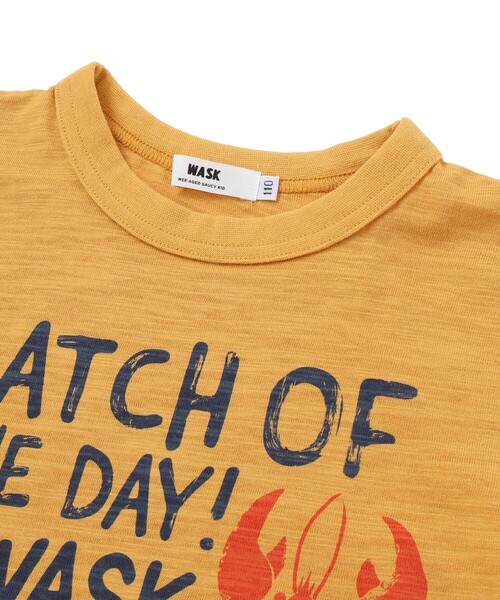 WASK(ワスク)の「ロブスタープリント Tシャツ(90~160cm)(Tシャツ/カットソー・キッズ・オフホワイト・140cm/150cm/160cm)」の11枚目の写真