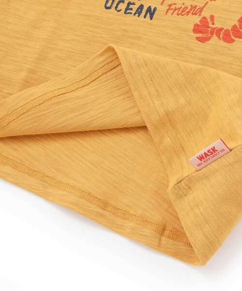 WASK(ワスク)の「ロブスタープリント Tシャツ(90~160cm)(Tシャツ/カットソー・キッズ・オフホワイト・140cm/150cm/160cm)」の4枚目の写真