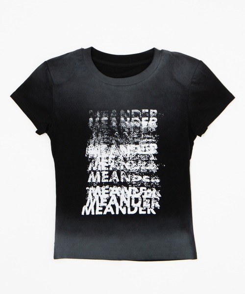 Figments（フィグメンツ）の「MEANDERフェードT（Tシャツ/カットソー・レディース・ブラック/ホワイト・FREE）」の10枚目の写真