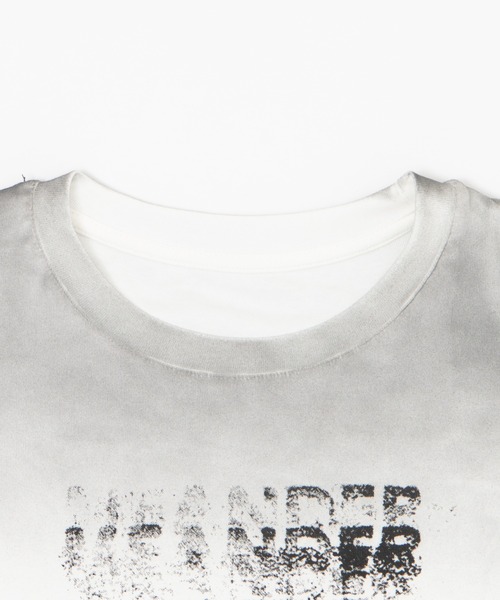 Figments（フィグメンツ）の「MEANDERフェードT（Tシャツ/カットソー・レディース・ブラック/ホワイト・FREE）」の12枚目の写真
