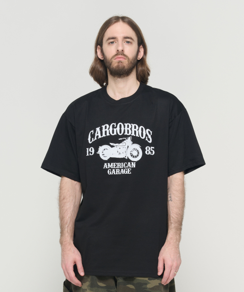 CARGOBROS（カーゴブロス）の「CB 1985 バイクグラフィック半袖Tシャツ (ブラック)（Tシャツ/カットソー・メンズ・その他・2XL/SMALL/MEDIUM/LARGE/X-LARGE）」の11枚目の写真