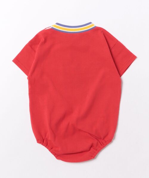 Champion(チャンピオン)の「【5/22(金)発売】Champion チャンピオン 半袖ダルマロンパース(ロンパース・キッズ・ネイビー/ピンク/パープル/グリーン/レッド・70-80cm)」の15枚目の写真