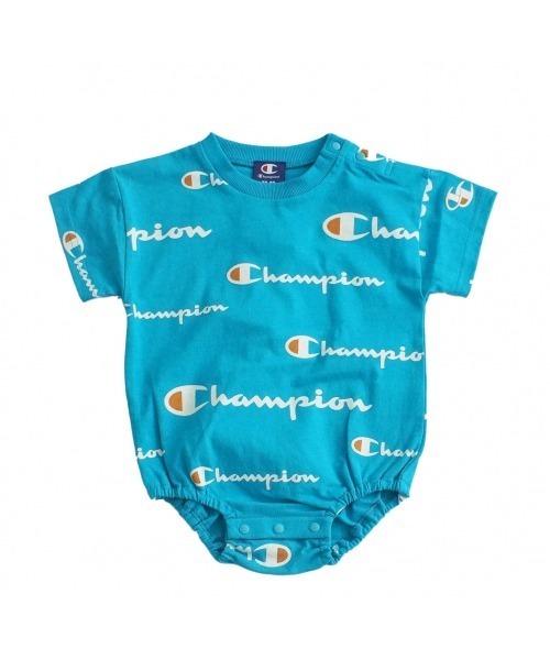 Champion(チャンピオン)の「【5/22(金)発売】Champion チャンピオン 半袖ダルマロンパース(ロンパース・キッズ・ネイビー/ピンク/パープル/グリーン/レッド・70-80cm)」の13枚目の写真