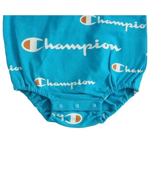 Champion(チャンピオン)の「【5/22(金)発売】Champion チャンピオン 半袖ダルマロンパース(ロンパース・キッズ・ネイビー/ピンク/パープル/グリーン/レッド・70-80cm)」の11枚目の写真