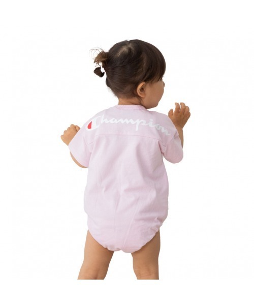Champion(チャンピオン)の「【5/22(金)発売】Champion チャンピオン 半袖ダルマロンパース(ロンパース・キッズ・ネイビー/ピンク/パープル/グリーン/レッド・70-80cm)」の19枚目の写真