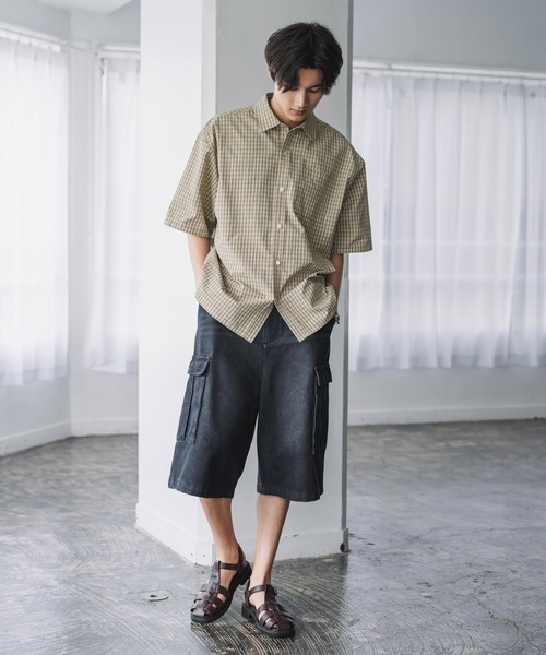 Rocky Monroe(ロッキーモンロー)の「PUレザー グルカサンダル(サンダル・メンズ・ブラウン/ブラック・M/L)」の14枚目の写真