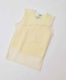 kotohayokozawa | 【kotohayokozawa/コトハヨコザワ】GHOST TODO TOP *SLEEVELESS +INNER(タンクトップ)