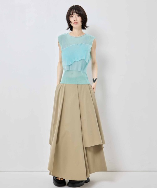 kotohayokozawa(コトハヨコザワ)の「【kotohayokozawa/コトハヨコザワ】GHOST TODO TOP *SLEEVELESS +INNER(タンクトップ・レディース・ブルー/ブラック/ホワイト/ライトブルー・FREE)」の18枚目の写真