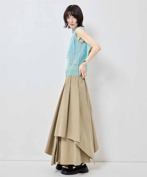 kotohayokozawa(コトハヨコザワ)の「【kotohayokozawa/コトハヨコザワ】GHOST TODO TOP *SLEEVELESS +INNER(タンクトップ・レディース・ブルー/ブラック/ホワイト/ライトブルー・FREE)」の19枚目の写真