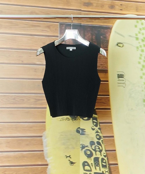 kotohayokozawa(コトハヨコザワ)の「【kotohayokozawa/コトハヨコザワ】GHOST TODO TOP *SLEEVELESS +INNER(タンクトップ・レディース・ブルー/ブラック/ホワイト/ライトブルー・FREE)」の7枚目の写真